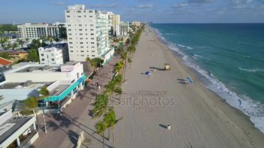 Havadan görüntüleri Hollywood Beach Fl