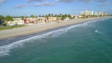 Havadan görüntüleri Hollywood Beach Fl