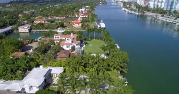 Miami manoirs vidéo aérienne — Video