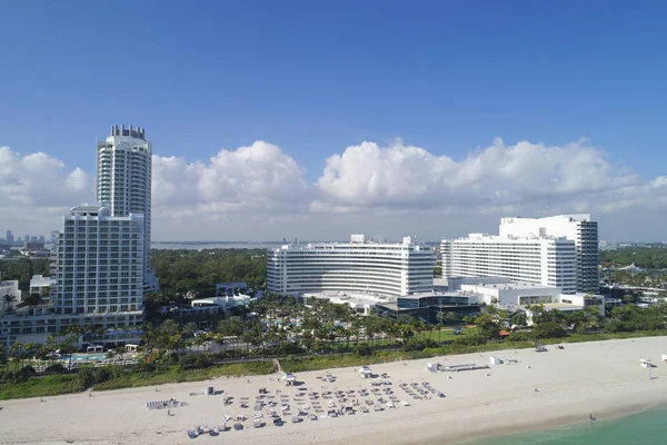 Hotéis e condomínios em Miami Beach — Fotografia de Stock