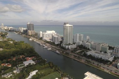 Havadan görüntü Miami Beach Fl