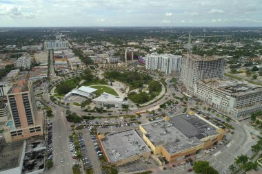 Young Circle Hollywood FL aerial photo clipart