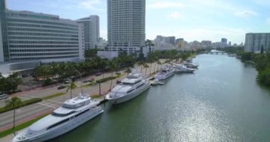 Hava tur mega Yatlar Miami Beach bölgesindeki 44 sokak