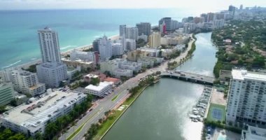 Miami Beach Hint Creek ve 41 Street havadan görüntüleri