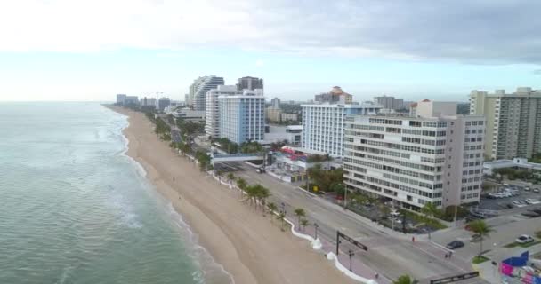 Εναέρια πλάνα Ft. Lauderdale Beach Fl — Αρχείο Βίντεο