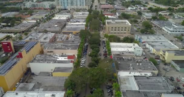 Aerial video of Hollywood Boulevard Downtown — Stock Video