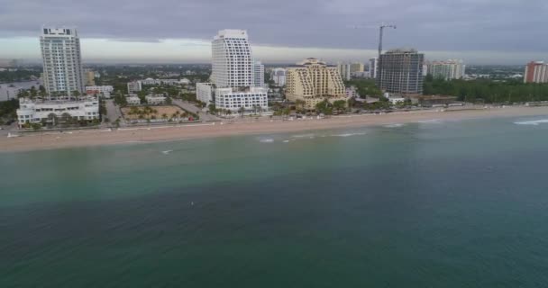 Letecké video z Fort Lauderdale turistickou destinací — Stock video