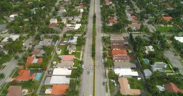 Barrio residencial Hollywood FL — Vídeos de Stock