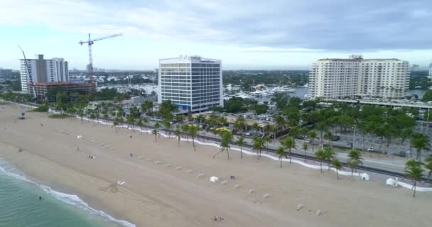 Luftbild von Fort Lauderdale — Stockvideo
