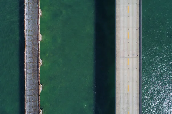Florida Keys Overseas Highway aerial image — Stock Photo, Image