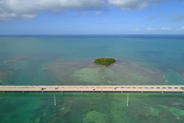 Florida Keys Overseas Highway luchtfoto afbeelding — Stockfoto