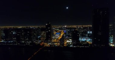 Gece Balık tutma iskelede hava video