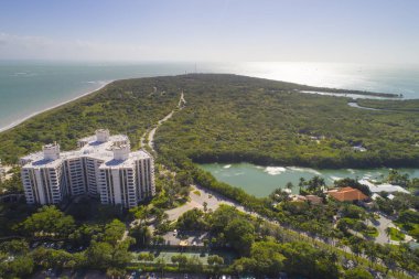 Key Biscayne Florida hava görüntü