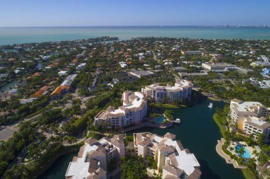 Key Biscayne Florida hava görüntü