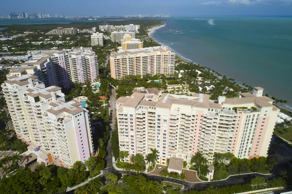 Aerial image of Key Biscayne Florida — Stock Photo, Image