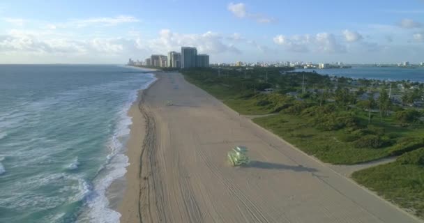 Haulover Park drone aéreo vídeo 4k 60p — Vídeo de Stock