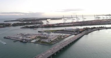 Miami Beach hava panoramik video