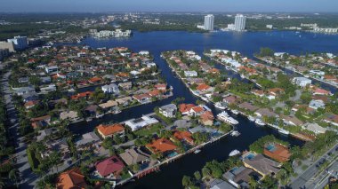 Doğu Kıyıları Miami Fl hava fotoğrafı 