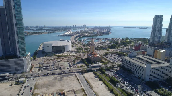 Aerial shot of Downtown Miami Florida — Stock Photo, Image