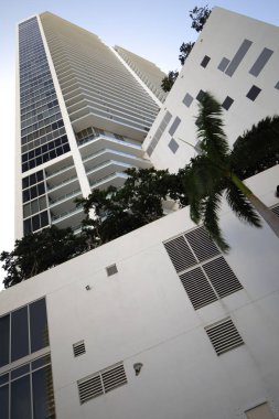 Highrise gökdelenler ile geniş açı çekim