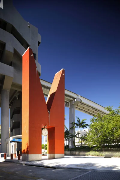Miami M línea Riverwalk Station — Foto de Stock