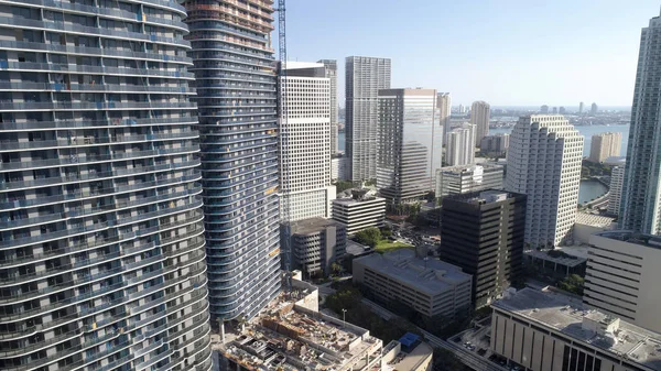 Highrise byggnader på Brickell Miami Fl, Usa — Stockfoto