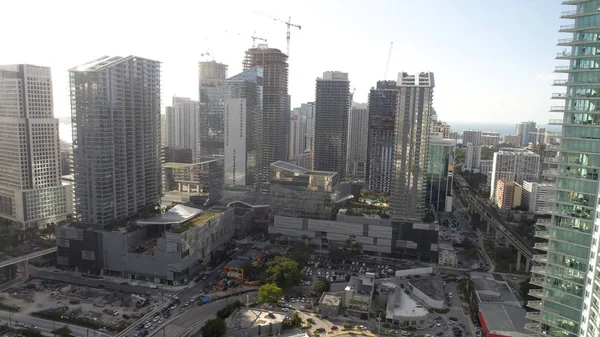 Aerial bild av Brickell centrum — Stockfoto