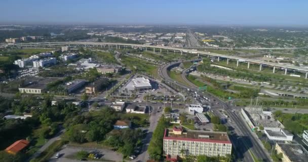 Vidéo aérienne du trafic de Miami 