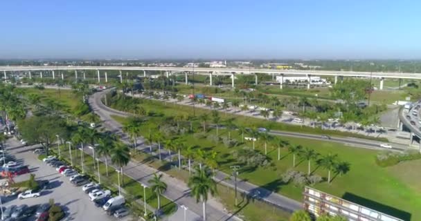 Golden Glades video de drones aéreos — Vídeos de Stock