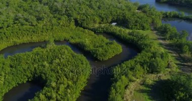 Havadan görüntüleri Oleta State Park 4k