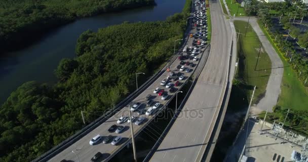 Vídeo aéreo 163rd Street Miami Florida 4k — Vídeos de Stock