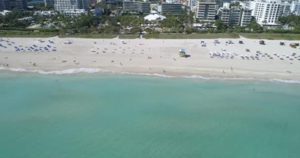 Highrise budynku Miami Beach 4k — Wideo stockowe