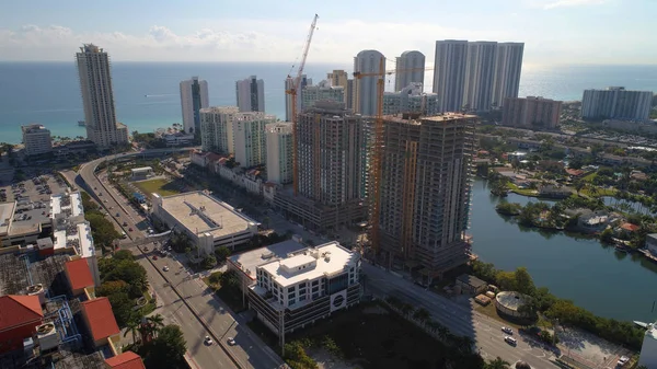 Foto aérea de Sunny Isles Beach FL, Estados Unidos — Foto de Stock