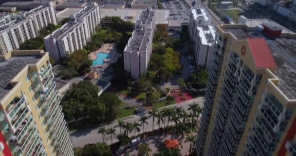 Luftbild vom Sunny Isles Beach FL — Stockvideo