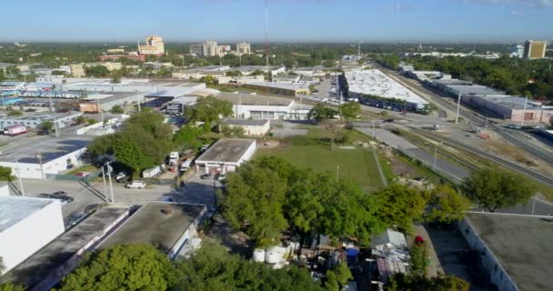 Distrito de almacén industrial — Vídeos de Stock