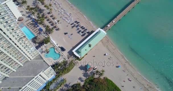 Sunny Isles Beach molo di pesca — Video Stock