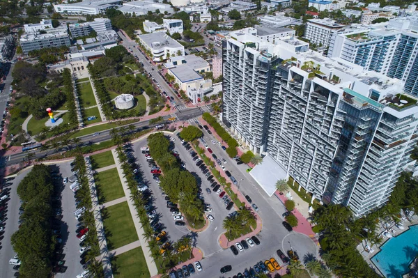 Collins Park Miami Beach na Florydzie — Zdjęcie stockowe