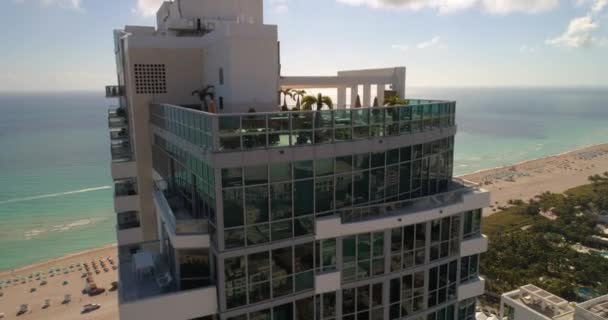 Antenne di Miami Beach Florida — Video Stock