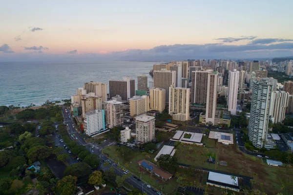 Letecký snímek z Oahu Hawaii — Stock fotografie