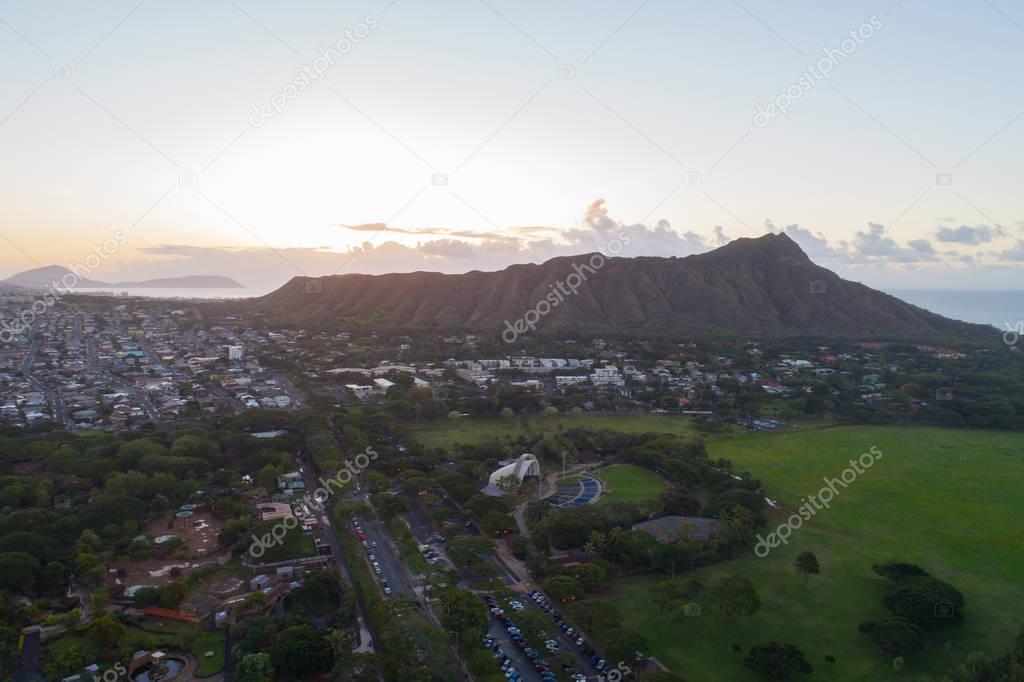 Aerial image of Oahu Hawaii