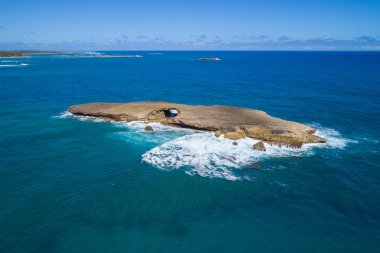Oahu Hawaii manzara havadan görüntü