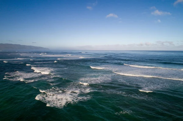 Image aérienne Côte nord Hawaï Oahu — Photo