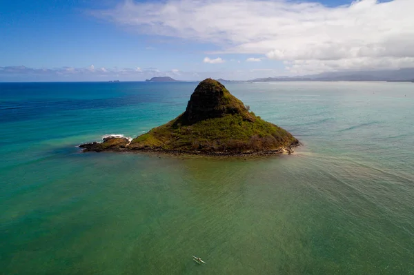 Imagem aérea da paisagem Oahu Hawaii — Fotografia de Stock