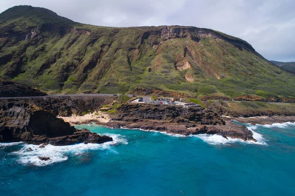 Imagem aérea da natureza paisagem havaiana — Fotografia de Stock