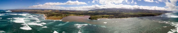Panorama aéreo do Havaí Oahu — Fotografia de Stock