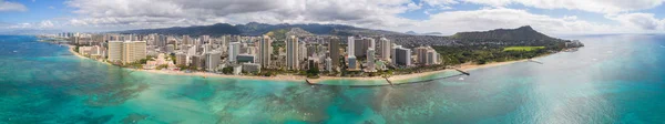 ハワイ オアフ島パノラマ画像 — ストック写真