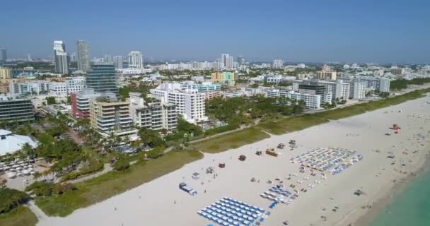 Miami Beach byty na oceánu 4k 60p — Stock video