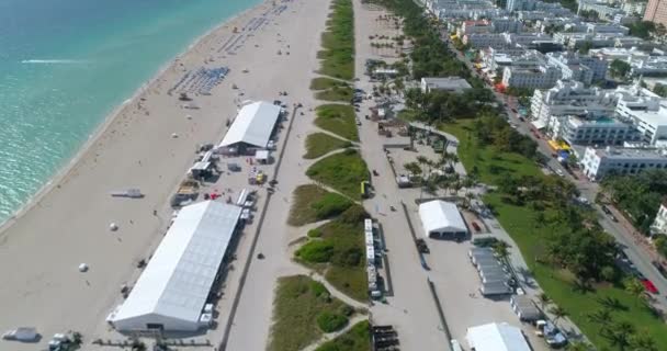 Südstrand Wein und Essen fest miami — Stockvideo