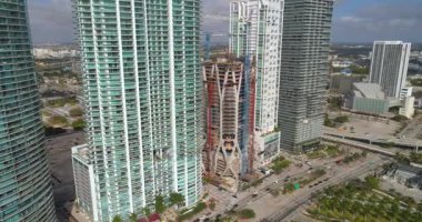Downtown Miami Hava 4 k video biri bin Müzesi