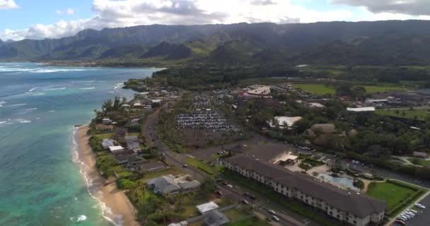 4 k antenn video av Hawaii — Stockvideo